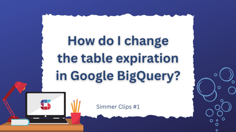 How do I change the table expiration in Google BigQuery