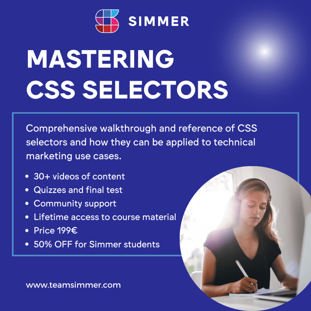 Mastering CSS Selectors