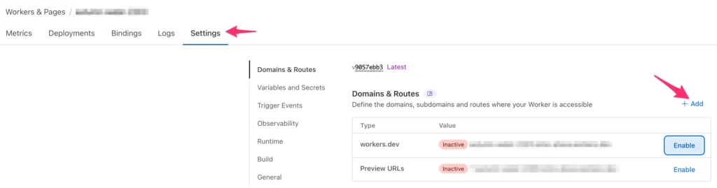 Add route to worker